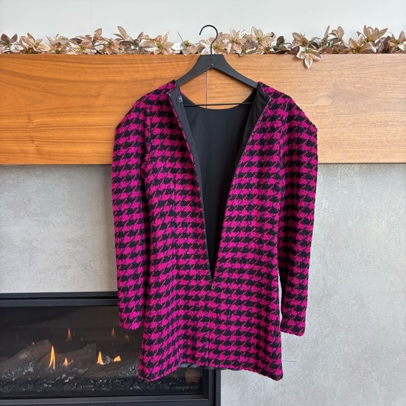 NWT House of Harlow 1960 x REVOLVE Loui Dress in Fuchsia & Black, Size S - Picture 14 of 15